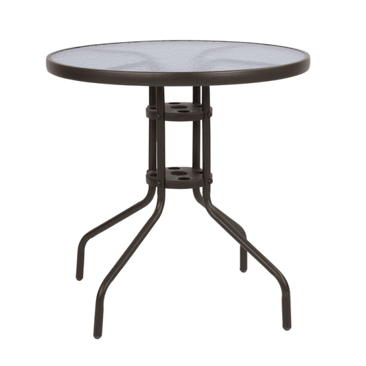 Table Metallic Brown '70x70 Hm5146.02