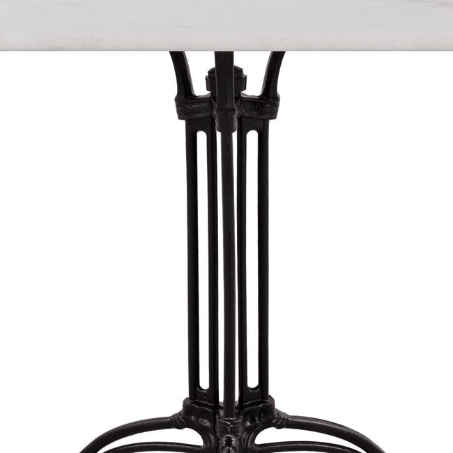 Table With 3 Legs From Cast Iron Hm5611 With Marble 70x70