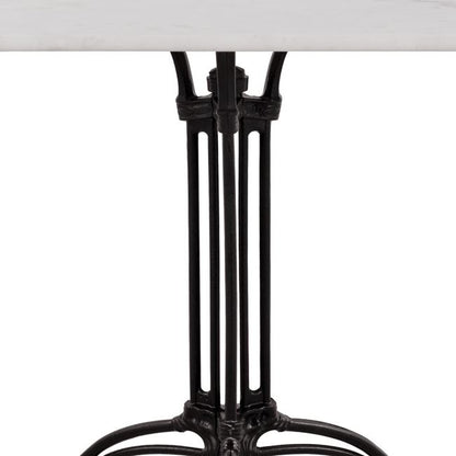 Table With 3 Legs From Cast Iron Hm5611 With Marble 70x70