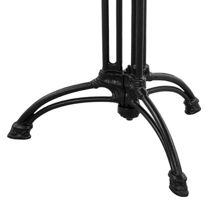 Table With 3 Legs Base From Cast Iron With Marble '70x74cm
