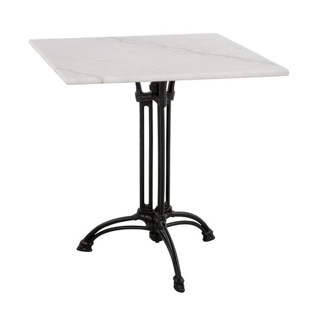 Table With 3 Legs From Cast Iron Hm5611 With Marble 70x70