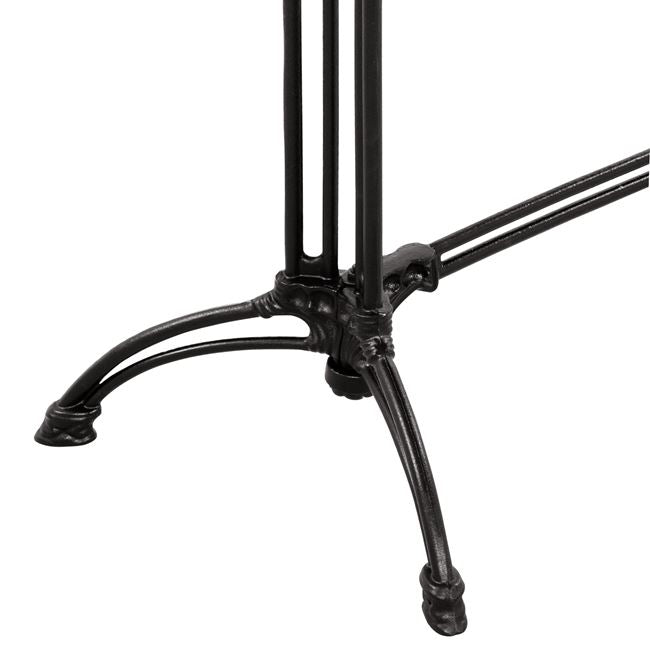 Table With 2 Legs Base From Cast Iron Hm5612 With Marble 110x70