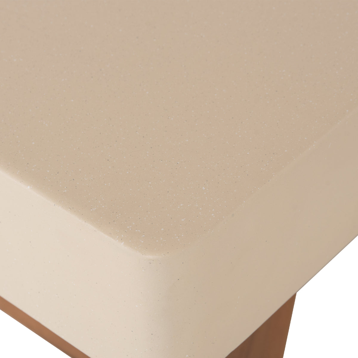 Outdoor Coffee Table Maeve Hm6595.02 Beige Fiber Cement Top--acacia Wood Legs 130x70x46hcm