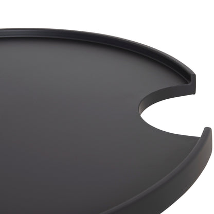Outdoor Round Coffee Table Teroc Hm6434.01 Aluminum In Grey Φ70x44hcm