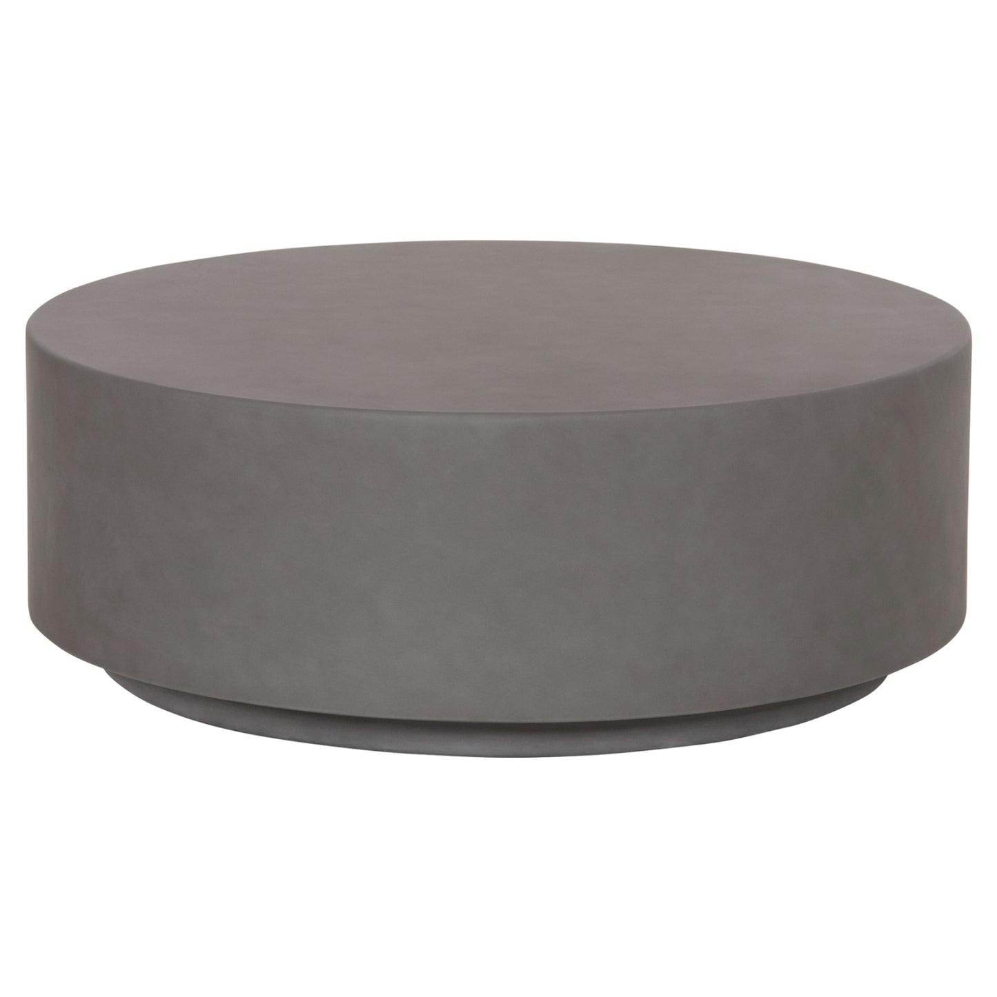 Round Outdoor Coffee Table Kyoko Hm6579.01 Grey Fiber Cement Φ90x30hcm