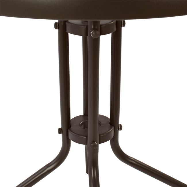 Table Metallic Lima Brown '60x70cm Hm5079.02