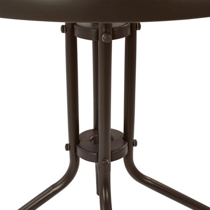 Table Metallic Lima Brown '60x70cm Hm5079.02