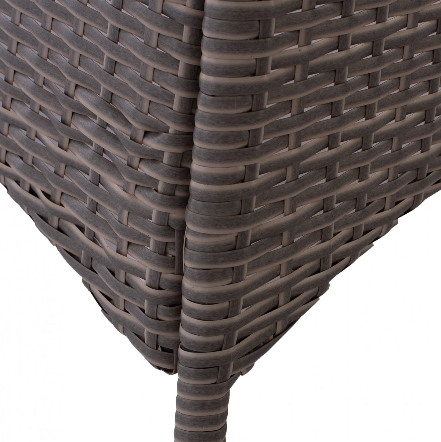 ΤΡΑΠΕΖΙ ΜΕΤΑΛΛΙΚΟ Military Rattan ΓΚΡΙ Hm5141.31 120x70x75Υ εκ.
