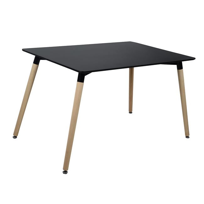Dining Table Hm008.02 Black 120x80x73cm, Legs Beech