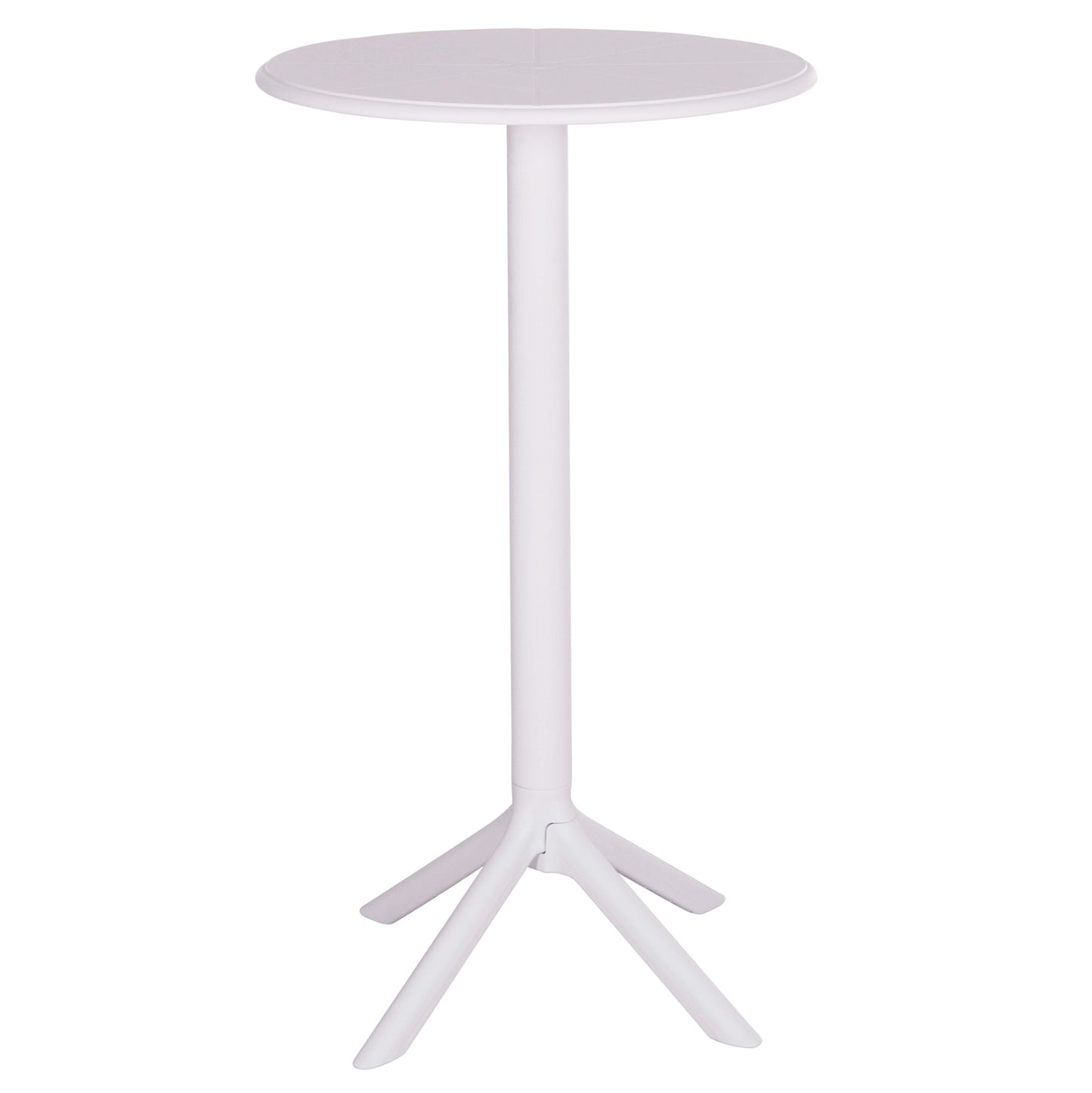 Bar Table Round Terrin Hm6126.11 Polypropylene White Φ60x106hcm.