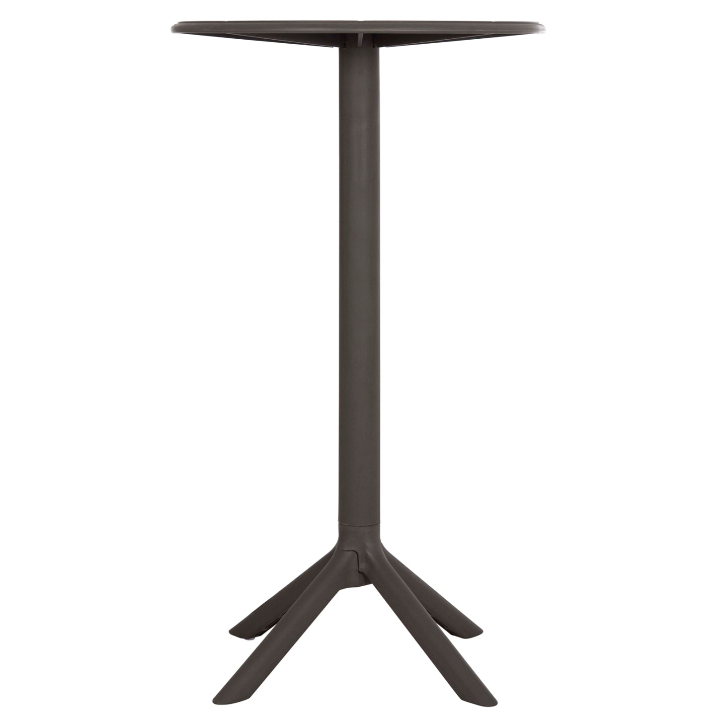 Bar Table Round Terrin Hm6126.15 Polypropylene In Dark Olive Green Φ60x106hcm.