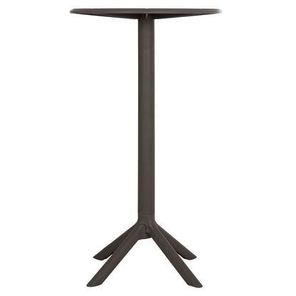 Bar Table Round Terrin Hm6126.15 Polypropylene In Dark Olive Green Φ60x106hcm.
