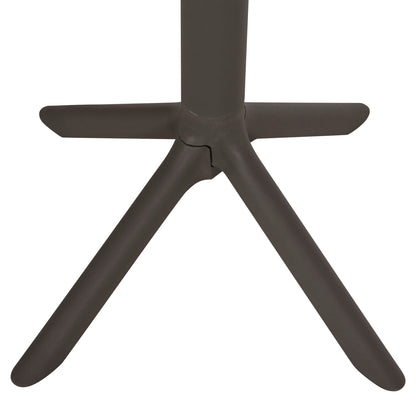 Bar Table Round Terrin Hm6126.15 Polypropylene In Dark Olive Green Φ60x106hcm.