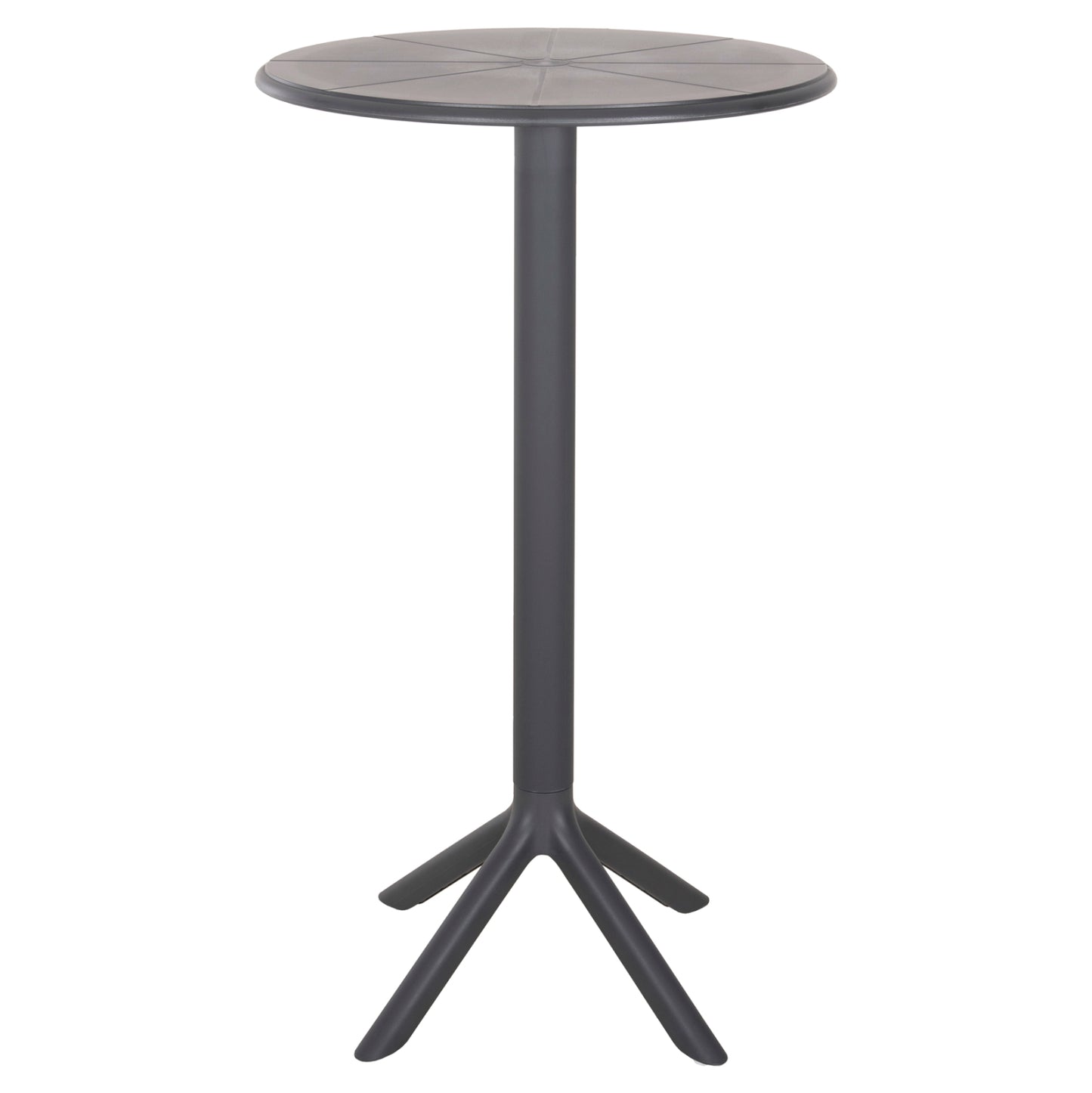 Bar Table Round Terrin Hm6126.20 Polypropylene Grey Φ60x106hcm.
