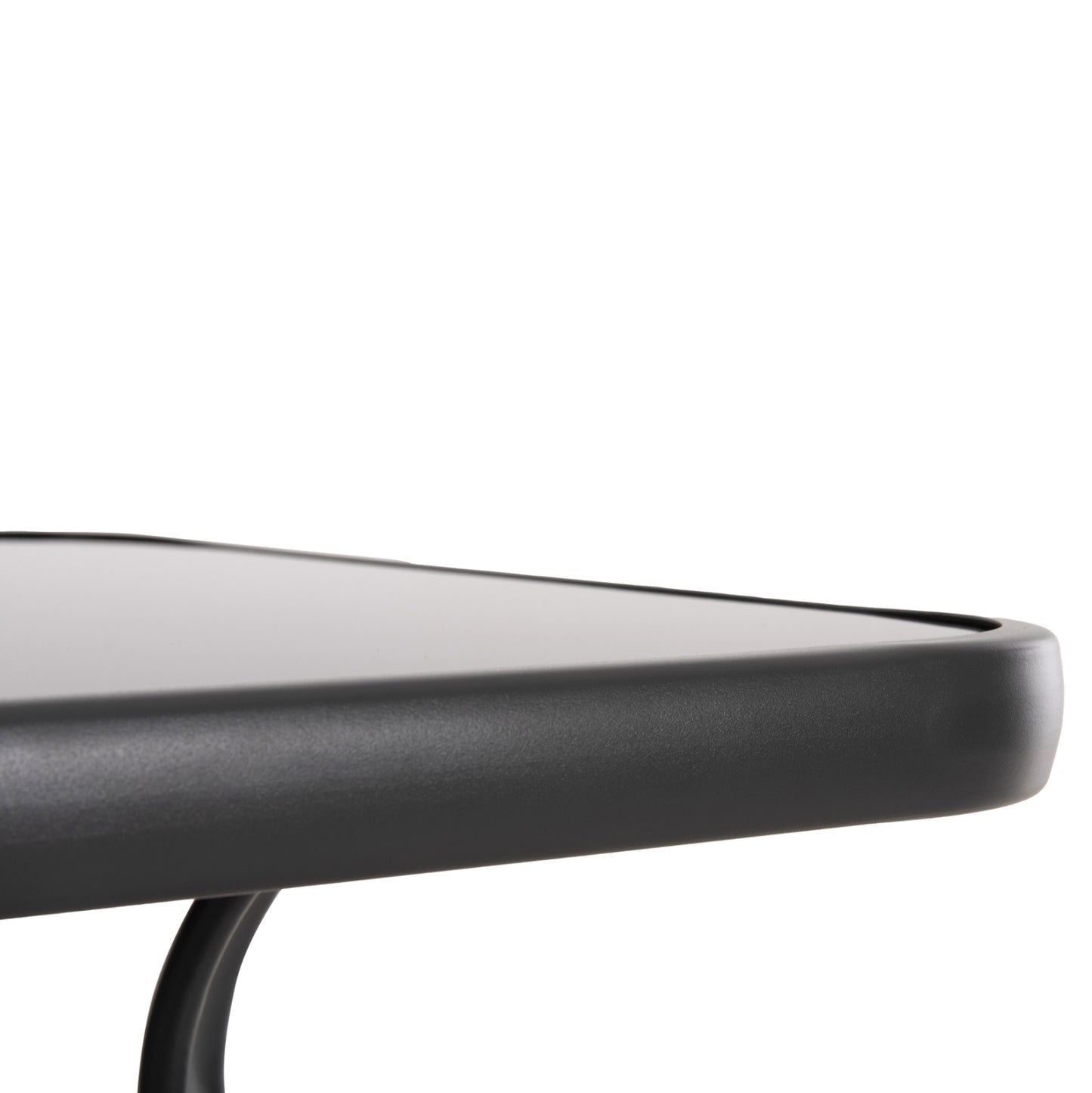 Bar Table Square Figgy Hm6066.01 Metallic Grey-tempered Glass 60x60x100hcm.