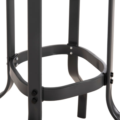 Bar Table Square Figgy Hm6066.01 Metallic Grey-tempered Glass 60x60x100hcm.