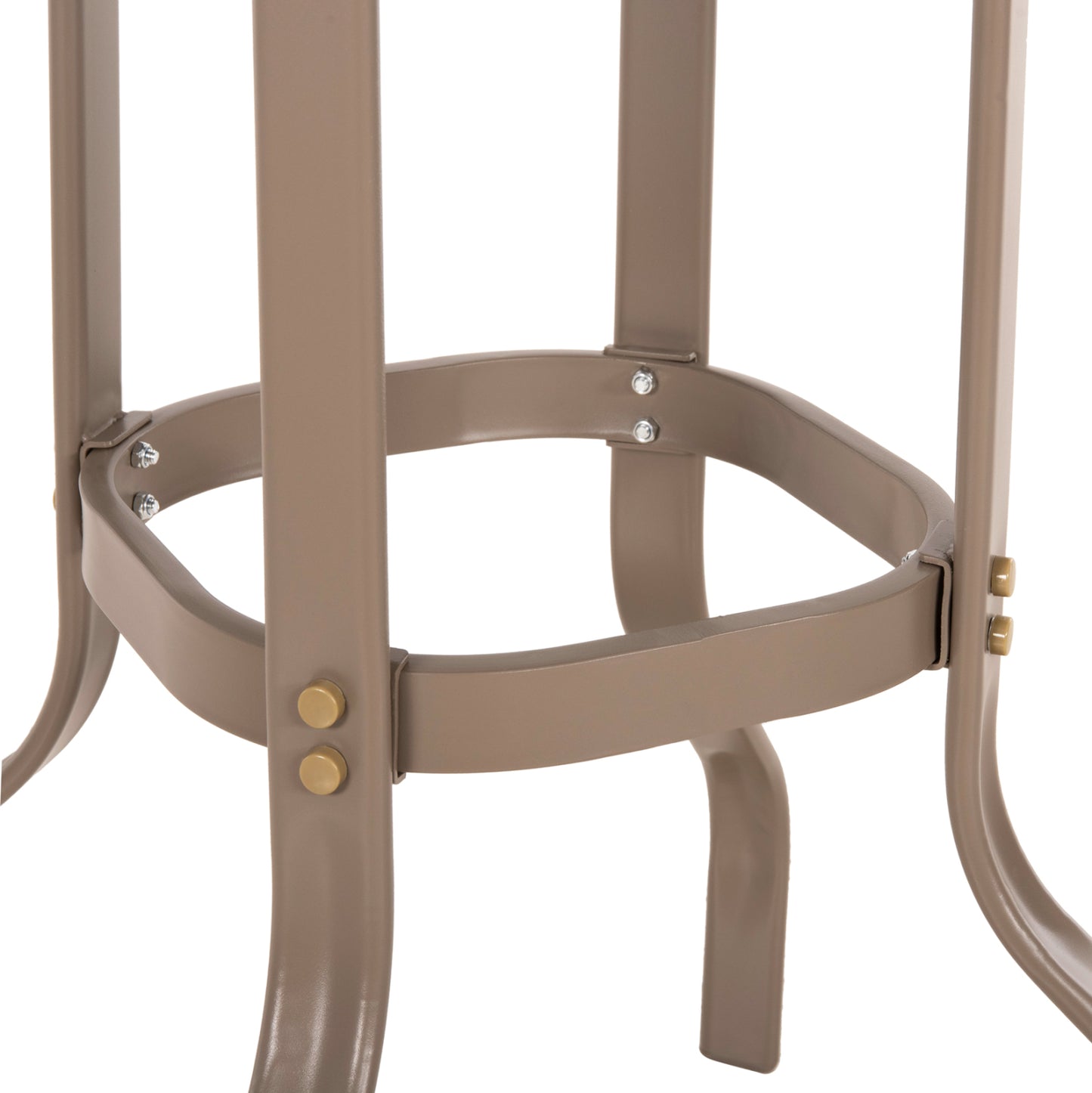 Bar Table Square Figgy Hm6066.04 Metallic Champagne-colored-tempered Glass 60x60x100hcm.