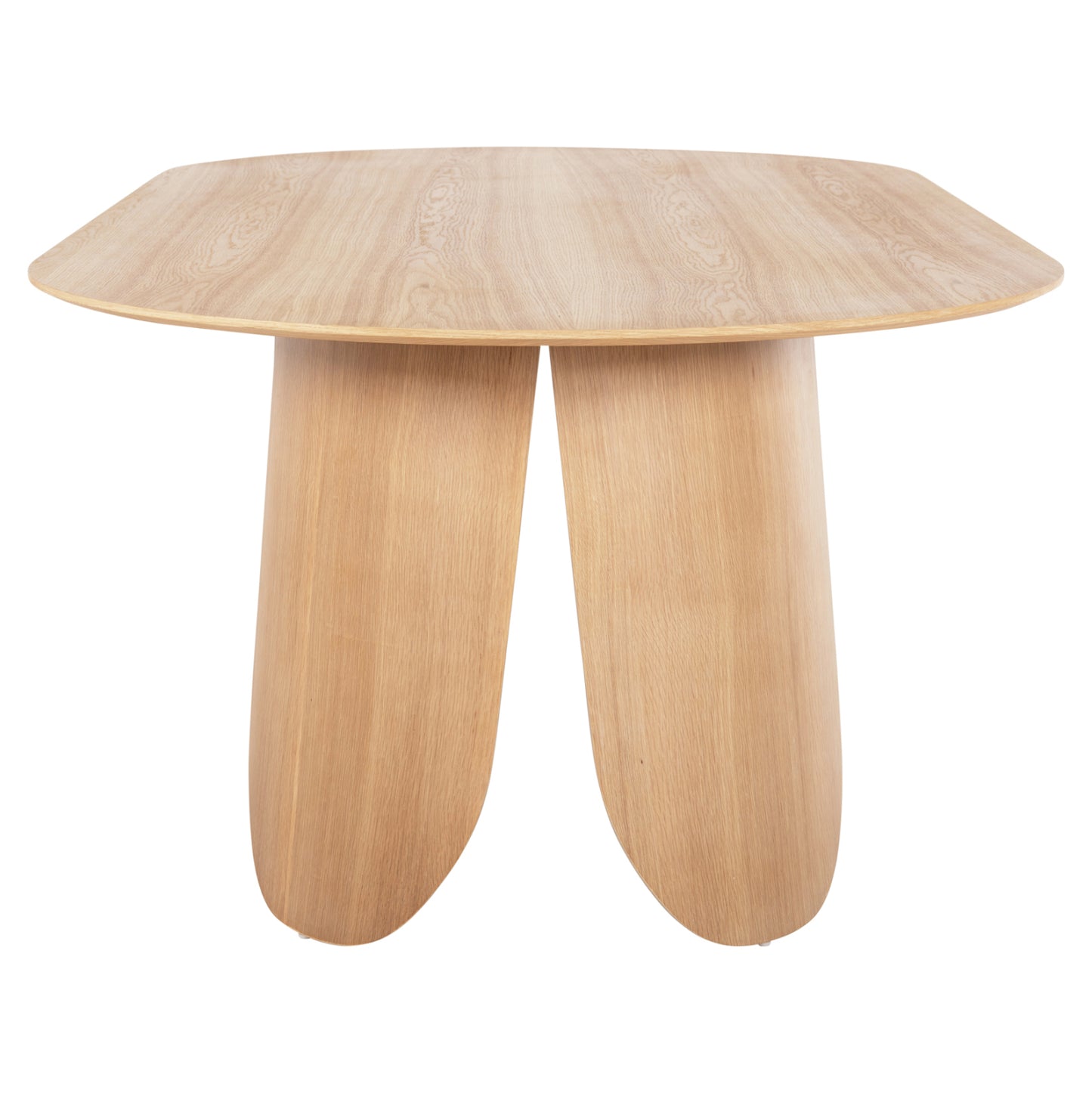 Dining Table Oval Denty Hm9611.01 Mdf With Oak Veneer-natural Oak 240x120x75hcm.