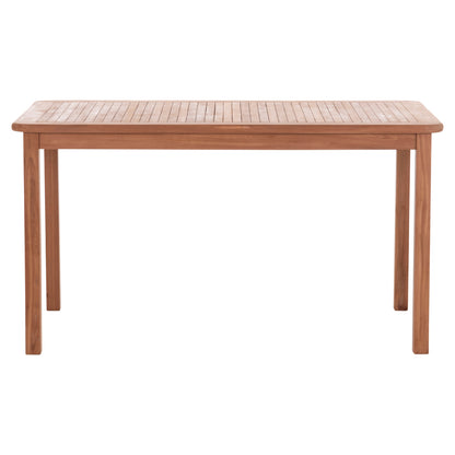 Dining Table Rectangular Presscot Hm18123 Teak Wood--natural Color 140x80x76hcm.