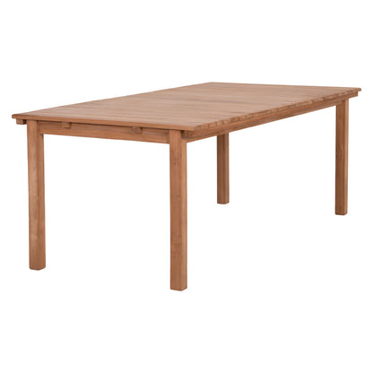 Dining Table Rectangular Finto Hm6616 Teak Wood--natural Color 200x100x75hcm.