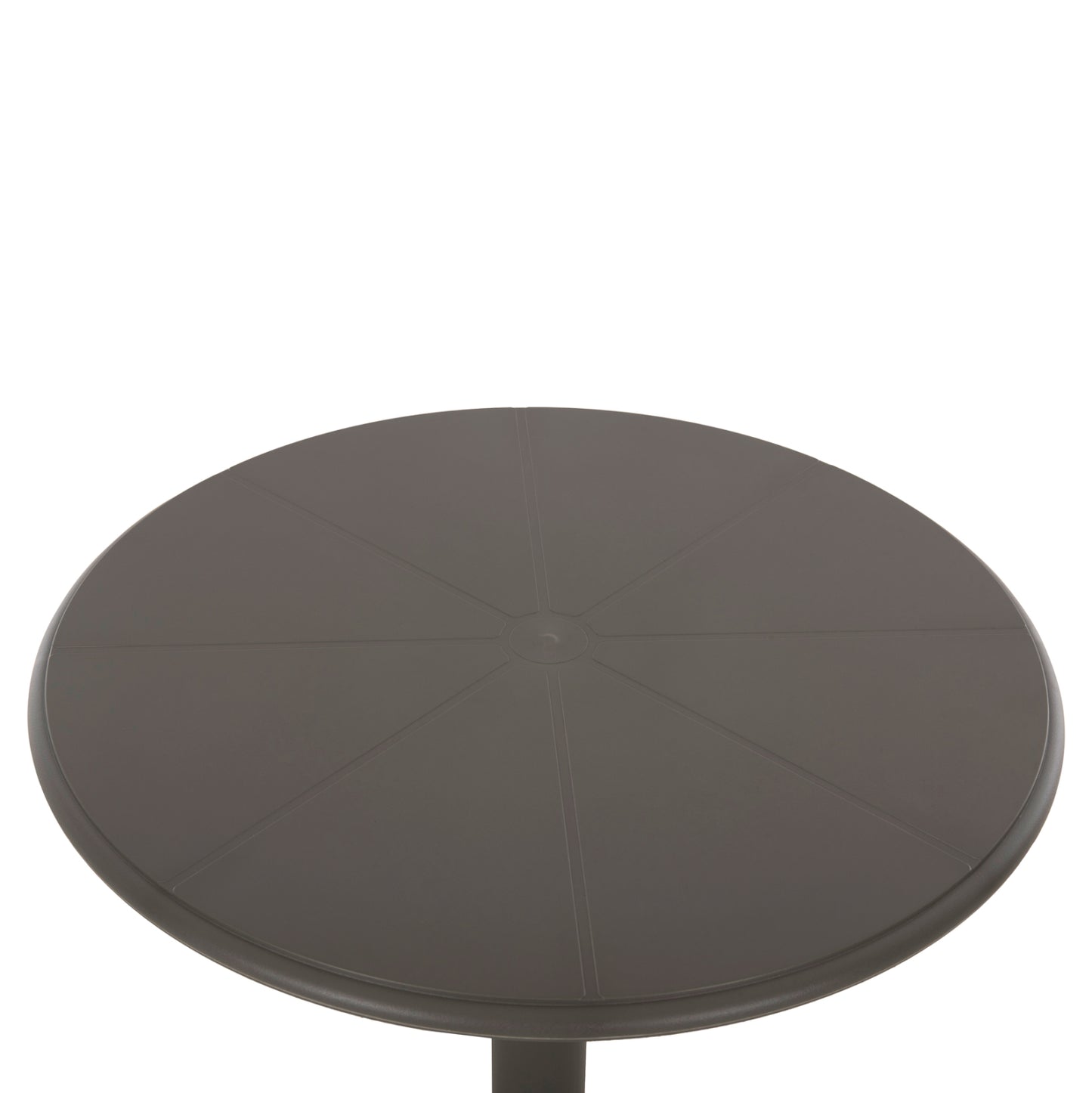 Round Polypropylene Table Terrin Hm6124.15 Olive Green Φ60x75hcm.