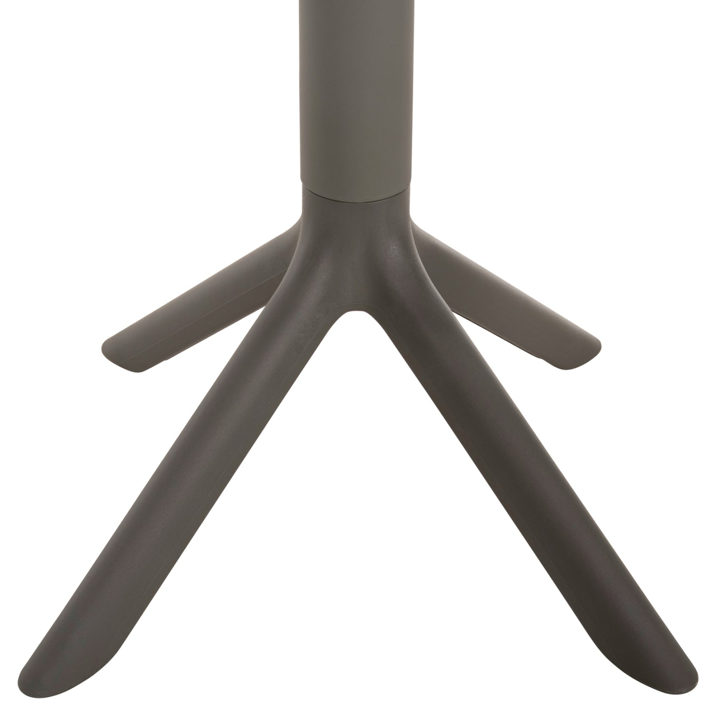 Round Polypropylene Table Terrin Hm6124.15 Olive Green Φ60x75hcm.