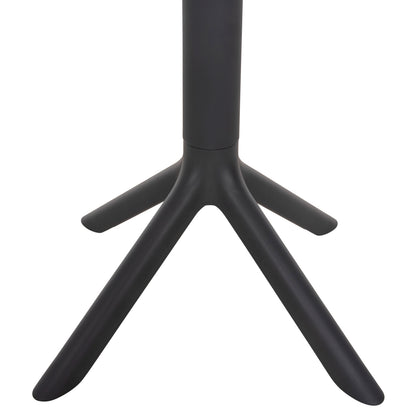Round Polypropylene Table Terrin Hm6124.20 Grey Φ61x77hcm.