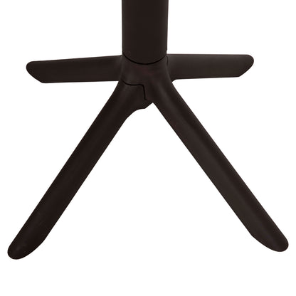 Round Polypropylene Table Terrin Hm6124.13 Brown Φ60x75hcm.