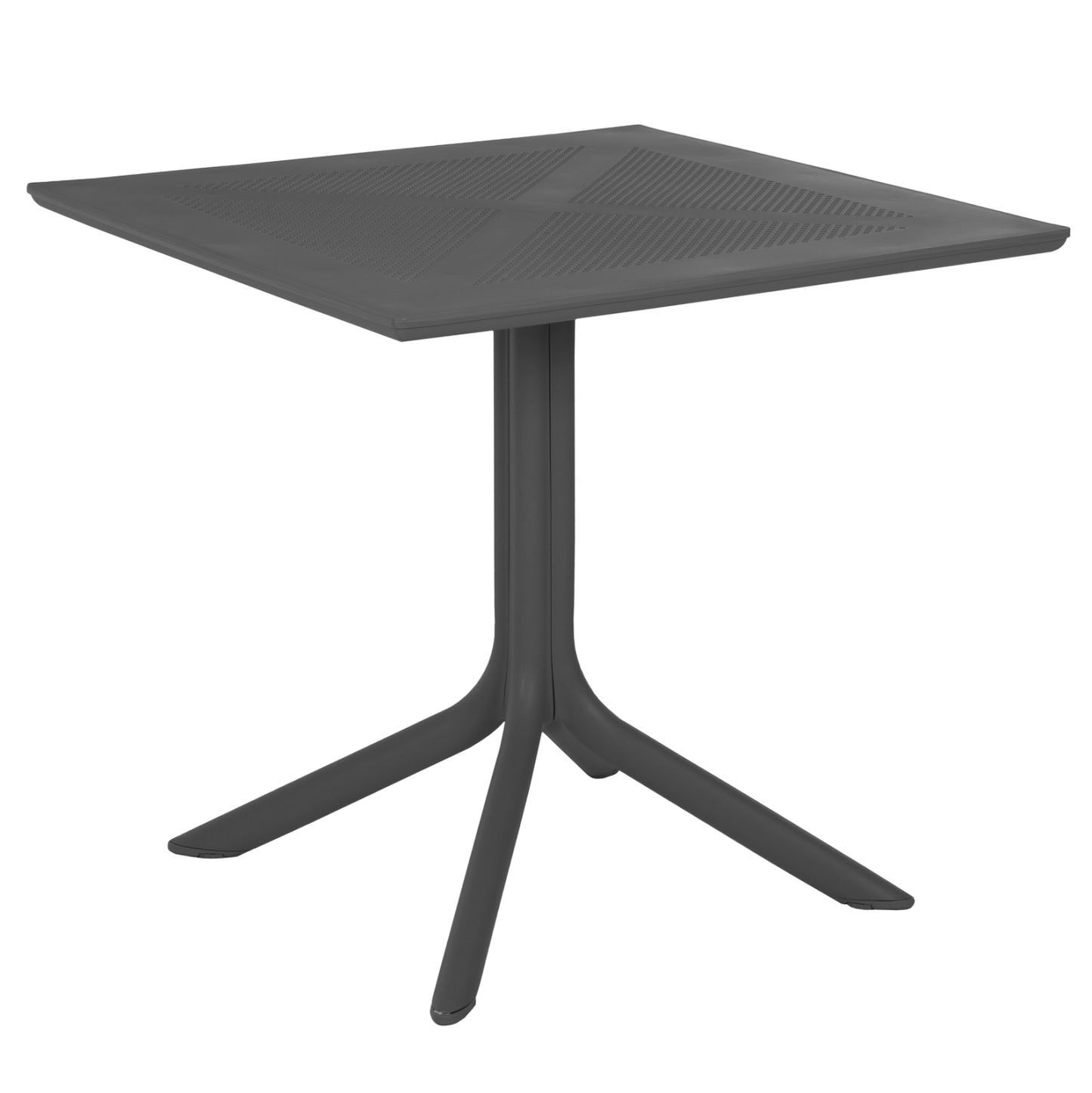 Outdoor Polypropylene Square Table Lunar Hm5930.20 Grey 80x80x75hcm.