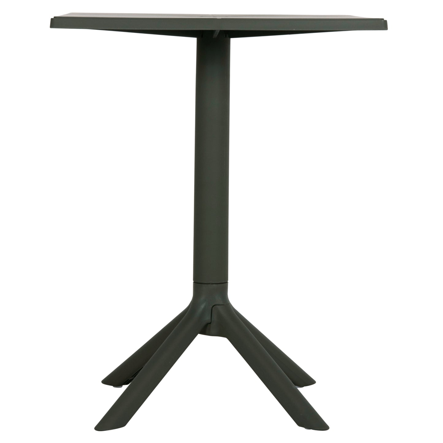 Square Polypropylene Table Terrin Hm6125.15 Dark Olive 60x60x75hcm.