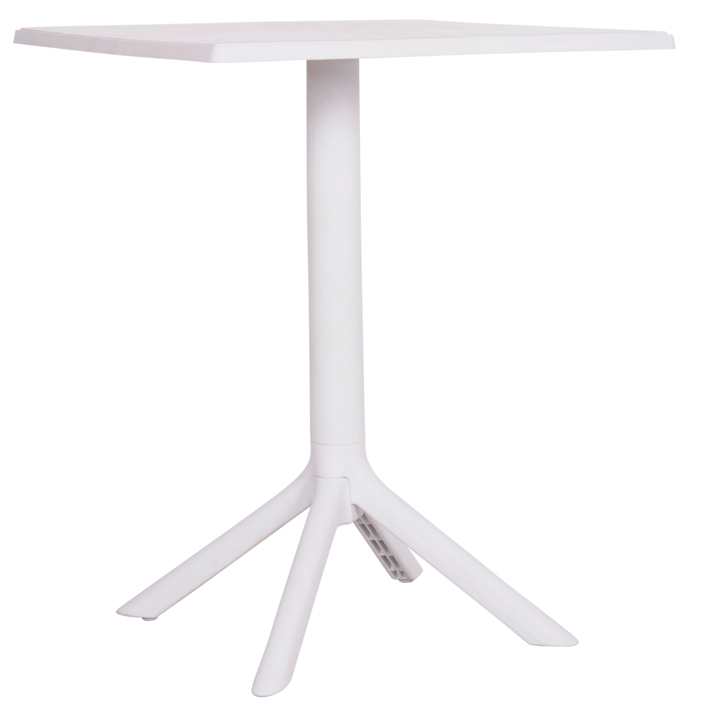 Square Polypropylene Table Terrin Hm6125.11 White 60x60x75hcm.