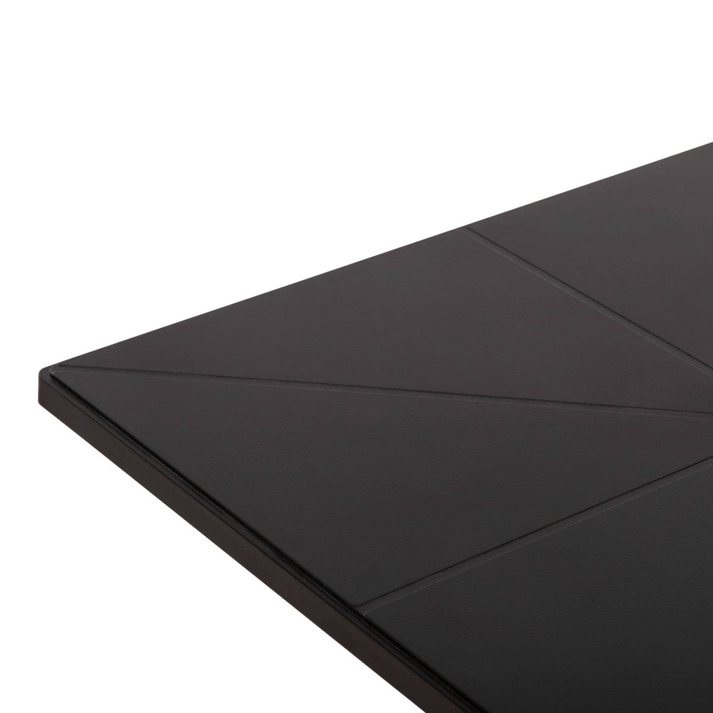 Square Polypropylene Table Terrin Hm6125.12 Black 60,5x60,5x76,5hcm.