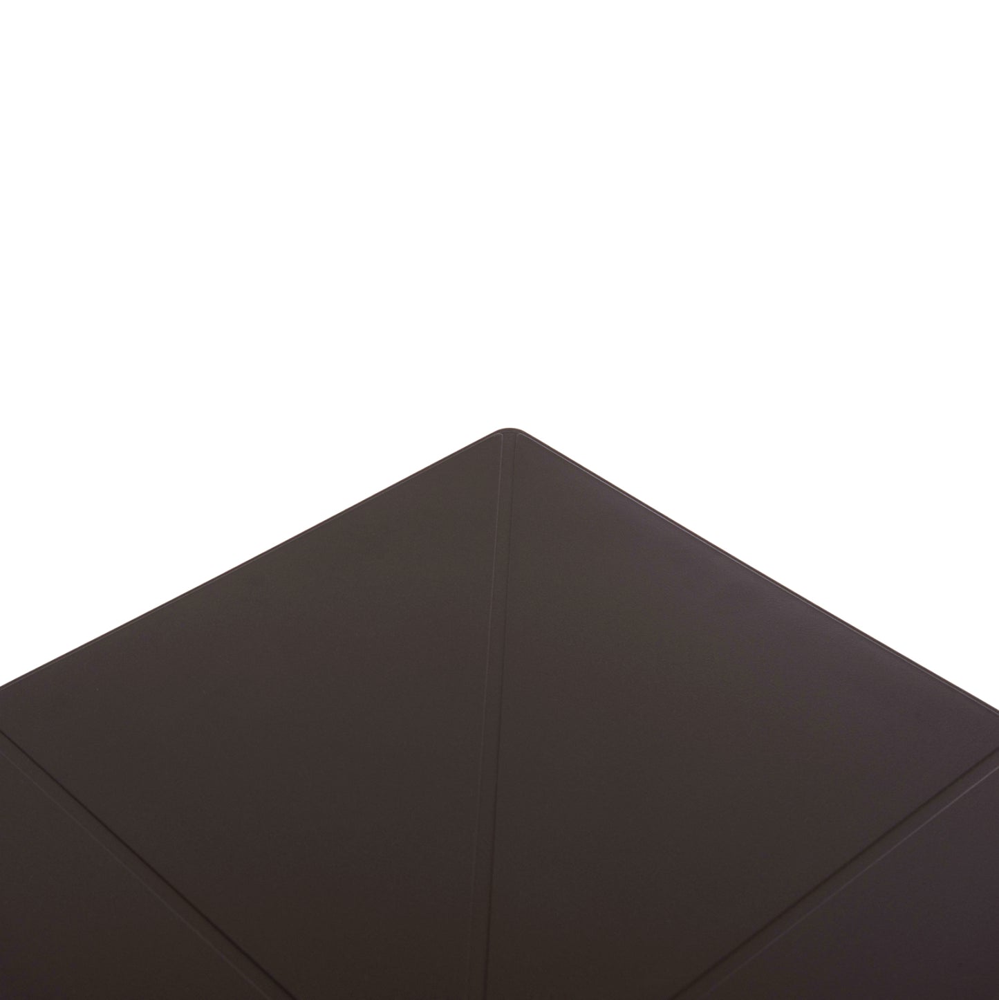 Square Polypropylene Table Terrin Hm6125.13 Brown 60x60x75hcm.