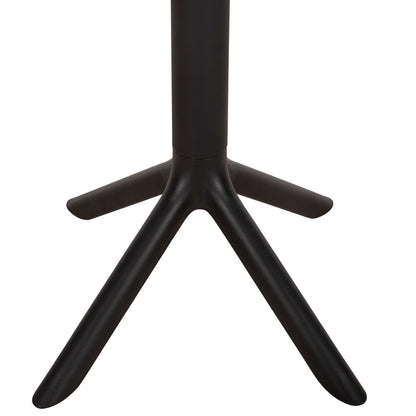 Square Polypropylene Table Terrin Hm6125.12 Black 60,5x60,5x76,5hcm.