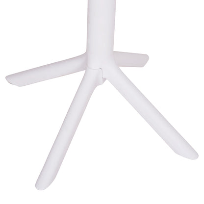 Square Polypropylene Table Terrin Hm6125.11 White 60x60x75hcm.