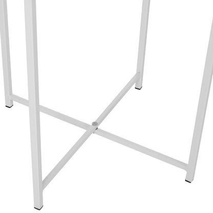 Table Foldable Metallic Grey '46cm Hm5287.02