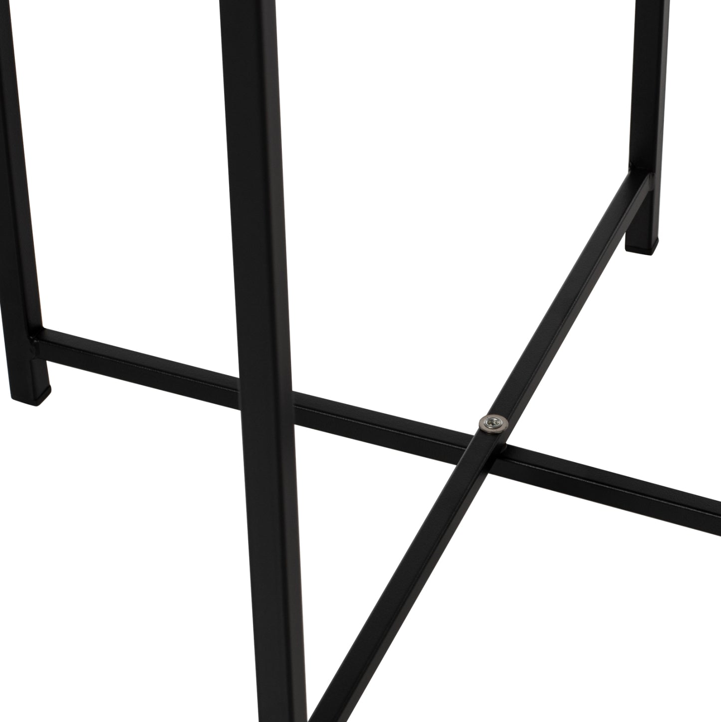 Table Foldable Metallic Black 45cm Hm5287.01
