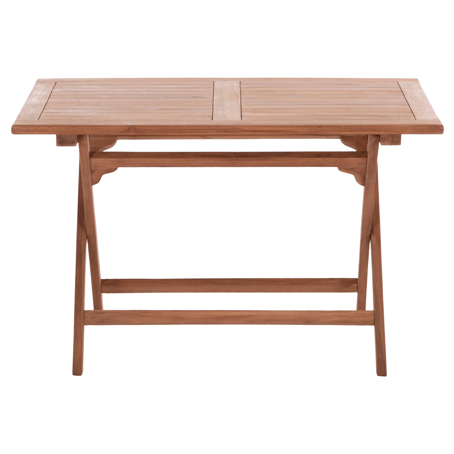 Foldable Rectangular Table Eris Hm18117 Teak Wood--natural Color 120x70x76hcm.