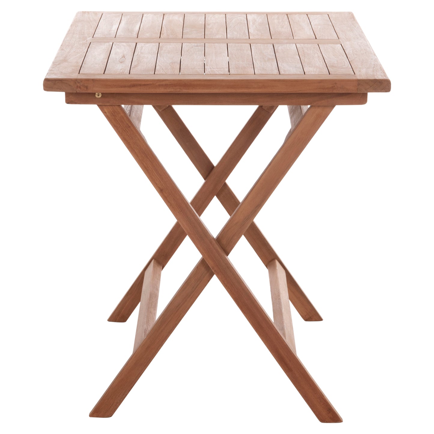Foldable Rectangular Table Eris Hm18117 Teak Wood--natural Color 120x70x76hcm.