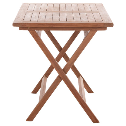 Foldable Rectangular Table Eris Hm18117 Teak Wood--natural Color 120x70x76hcm.