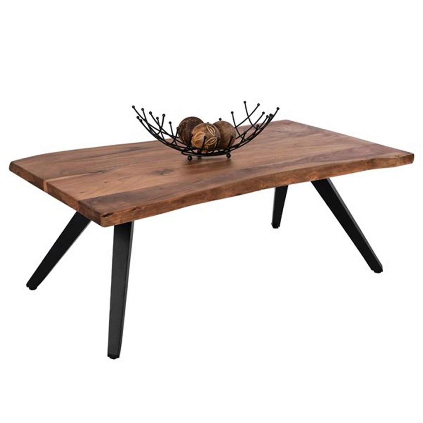 Coffe Table Hm8365.11 Solid Acacia Wood 120x65x46yεκ
