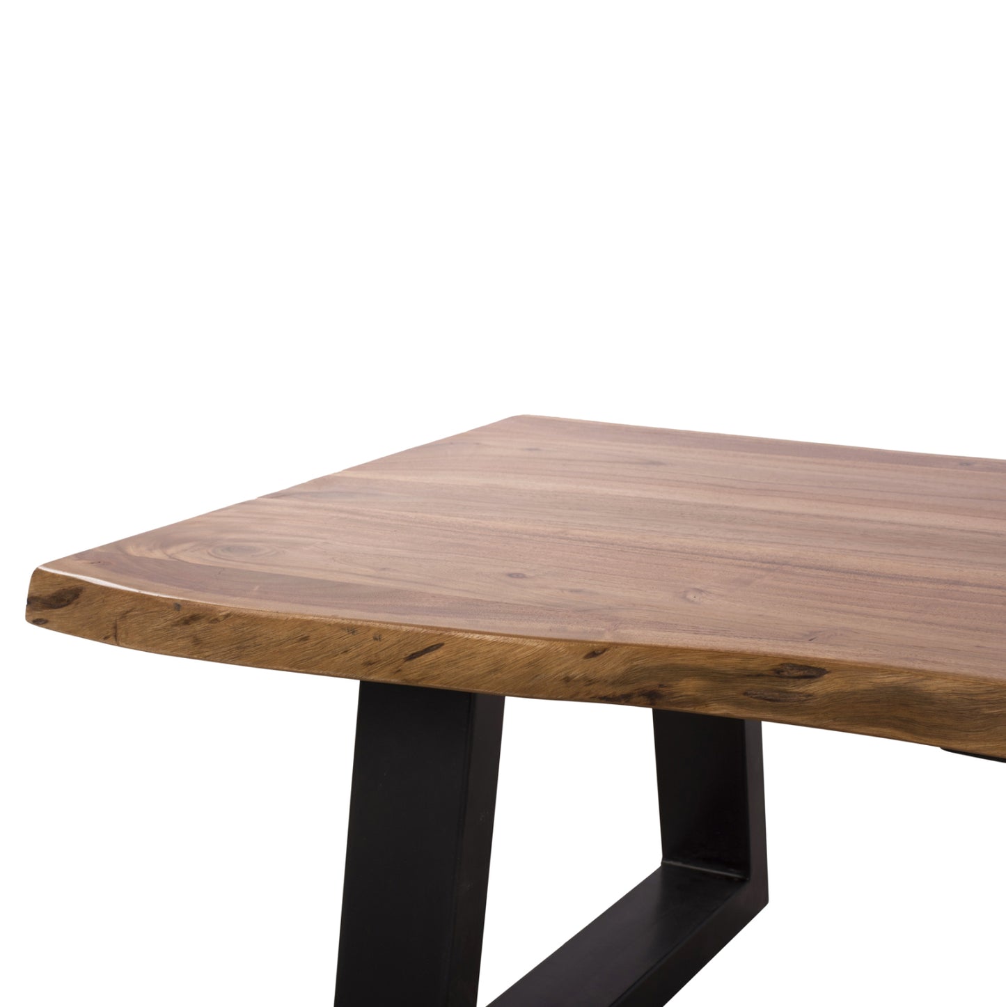 Coffee Table ΜΟΝΤΑΝΑ ΗΜ8166.11 Solid Acacia Wood-natural 115x63x40cm