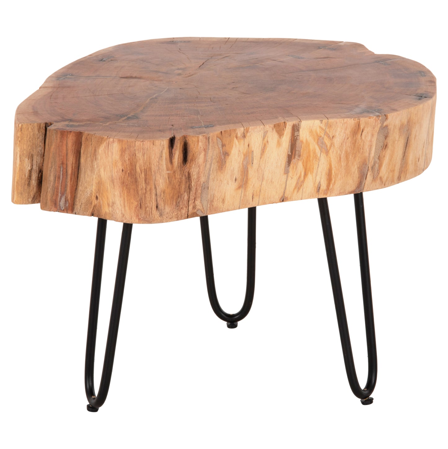 Coffee Table Solid Acacia Wood Hm8779.11 60x60x40h Cm.