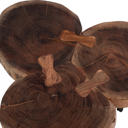 Coffee Table Oslo Hm8211.11 Solid Acacia 57x57x40h