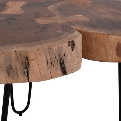 Coffee Table Oslo Hm8211.11 Solid Acacia 57x57x40h