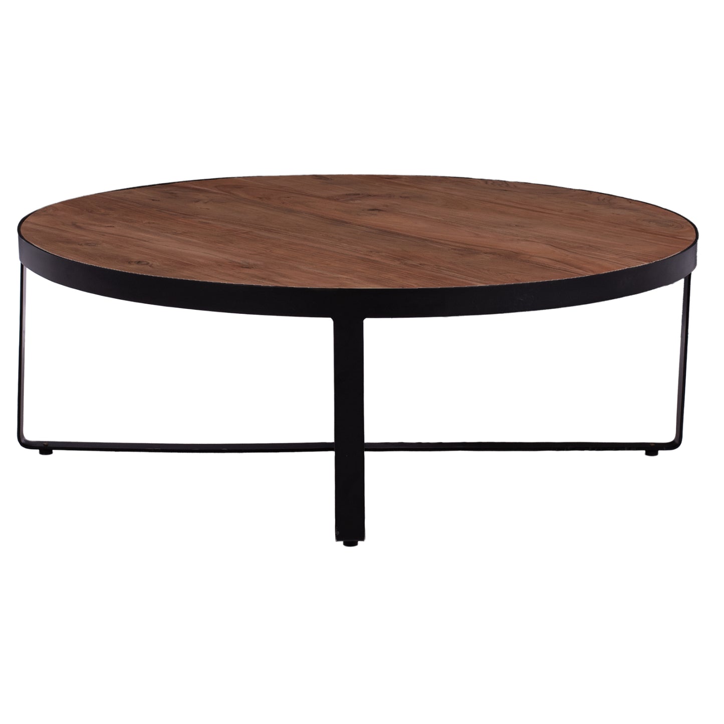 Coffee Table Atharva Hm8461.11 Solid Acacia Wood  Φ100x36cm