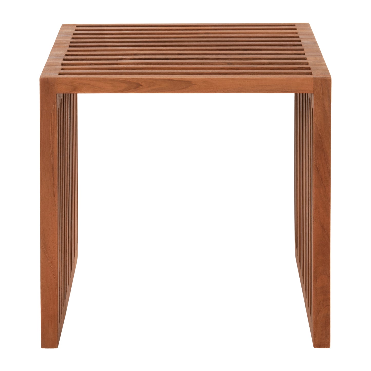 Side Table Teak Wood In Natural Color 1-piece Hm9483 40x40,5x40,5h Cm.