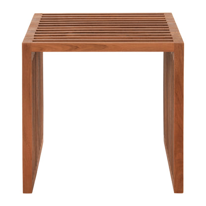 Side Table Teak Wood In Natural Color 1-piece Hm9483 40x40,5x40,5h Cm.