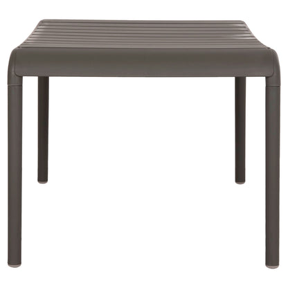 Outdoor Coffee Table Korver Hm6334.05 Polypropylene In Dark Olive 100x60x46hcm.