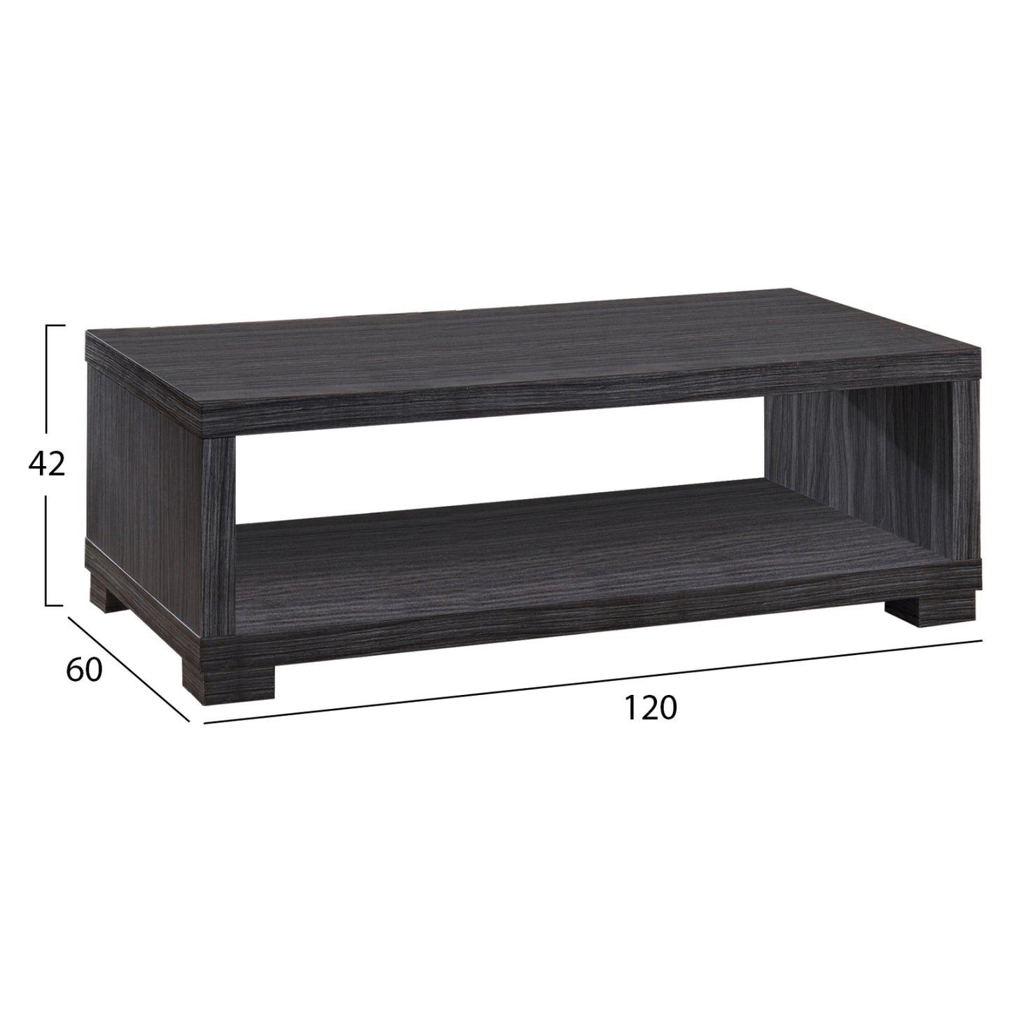 Coffee Table Salem Hm2217.01 Zebrano 120x60x42